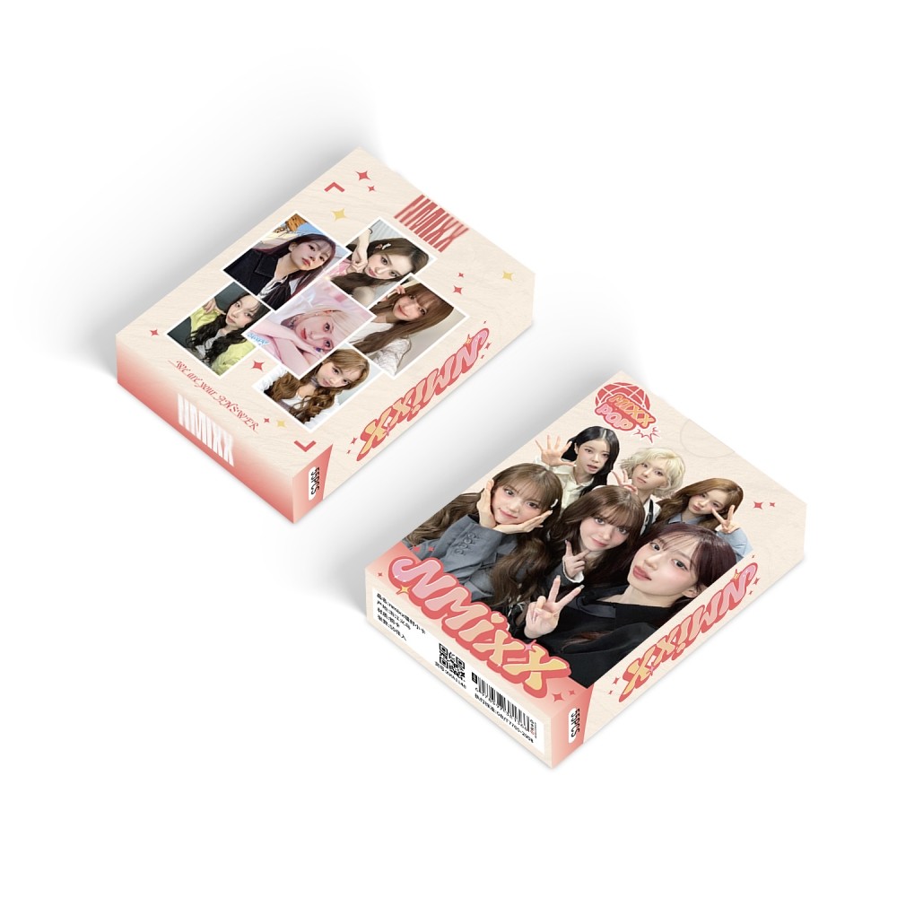 Bộ 50-55 NMIXX Photocards Laser Hologram Lomo Cards LILY HAEWON SULLYOON BAE JIWOO KYUJIN Bưu thiếp 