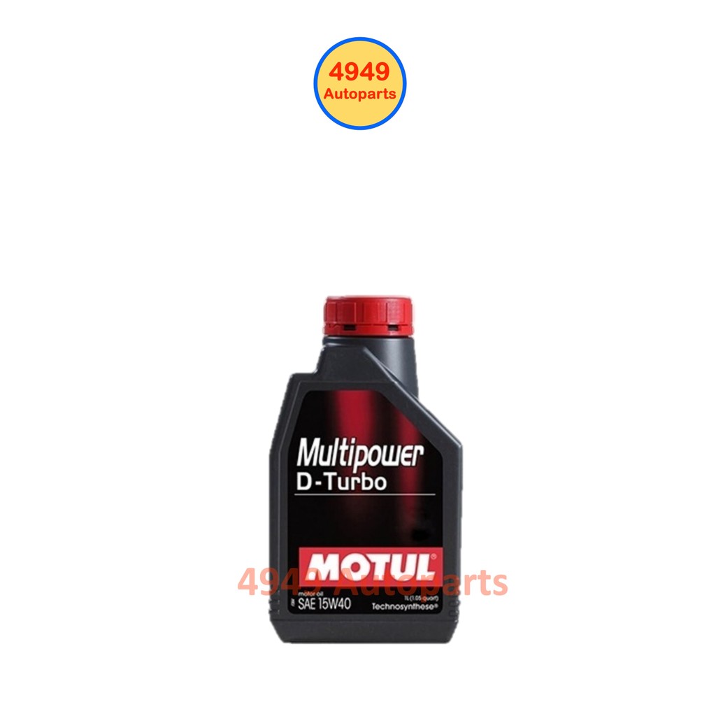Dầu động cơ Motul Đa năng D-Turbo 15W-40 15W40 API CK-4 Diesel Bán hợp 1L