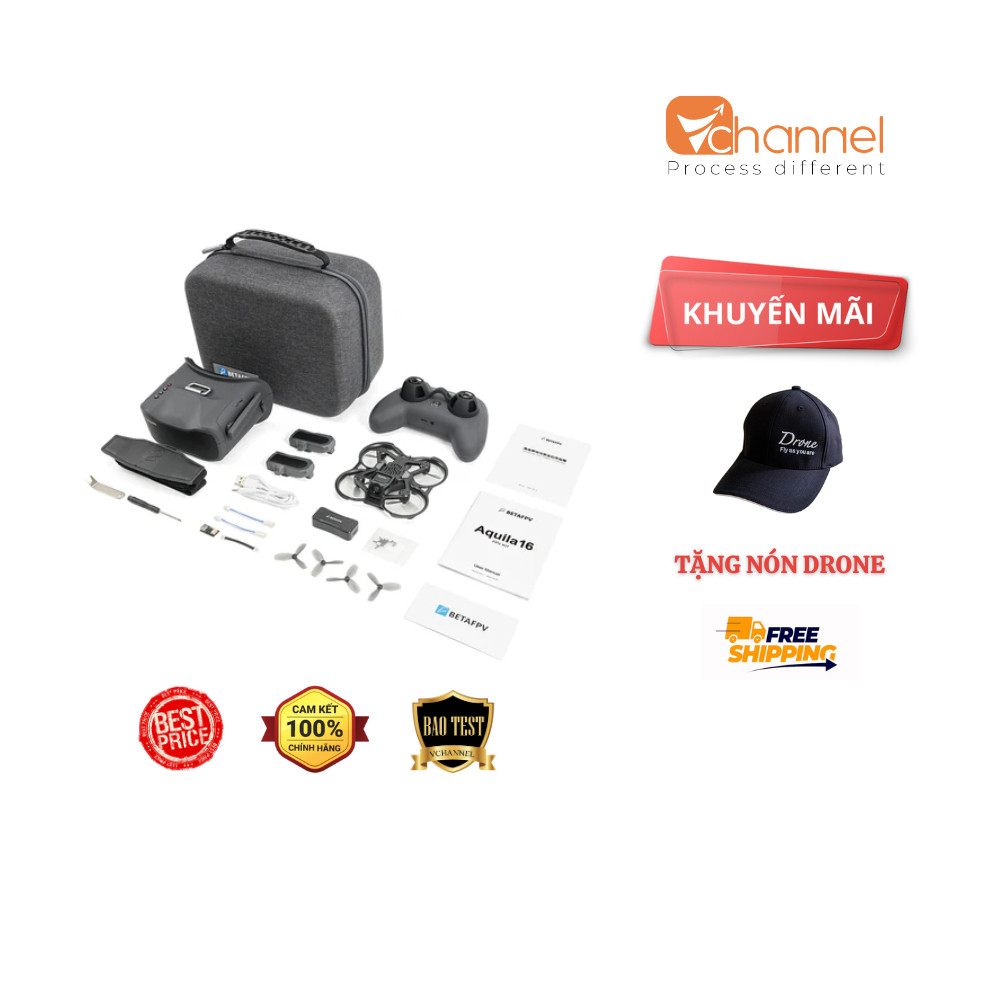 BetaFPV Aquila16 FPV Kit / Drone lẻ – Bộ tập FPV tiny hoàn thiện cao cấp, giữ vị trí tốt nhất – [Tặn