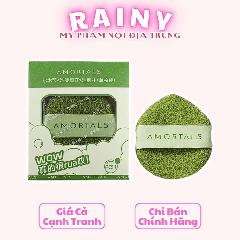 [AMORTALS] Mút rửa mặt tẩy da chết mặt Amortals