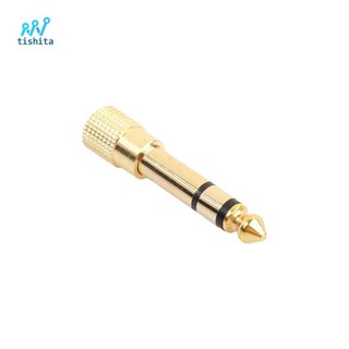 Ổ cắm âm thanh nổi mạ vàng 6,3 Mm (1 / 4 Inch) đến 3,5 Mm (1 / 8 Inch)