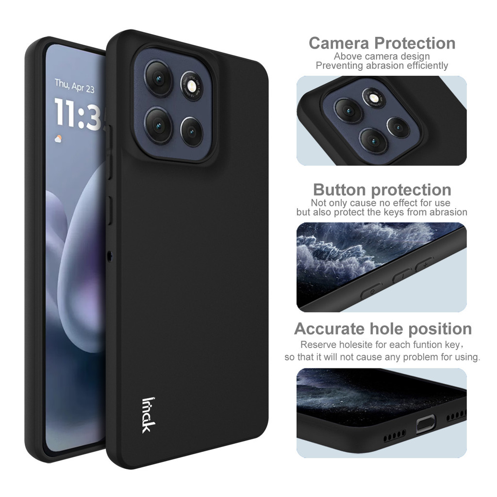 Imak Ultra thin Frosted Casing Cho Motorola Moto G86 / G86 Power 5G Matte Soft TPU Case Ốp điện thoạ