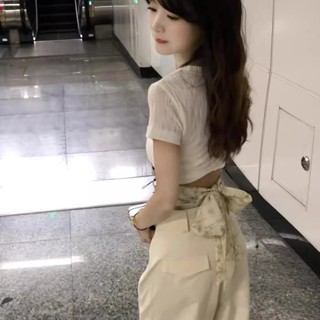  áo croptop âu mỹ quả mơ chất hot cá tính Eleclassm áo baby tee ôm body 