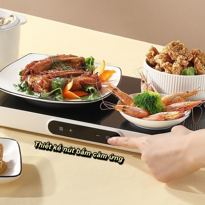 Euro Home - Máy Làm Nóng Thức Ăn Tại Bàn Trong 10s Delicious Board Hẹn Giờ 0-12H , Điều Chỉnh Nhiệt 