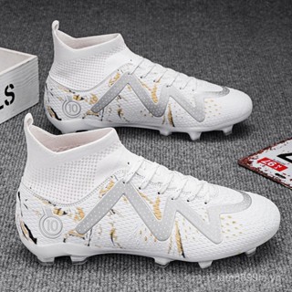 Giày bóng đá cao cổ nam đinh gãy trẻ em bé gái đinh dài học sinh tập luyện Giày thể thao sân cỏ có thời hạn 0101