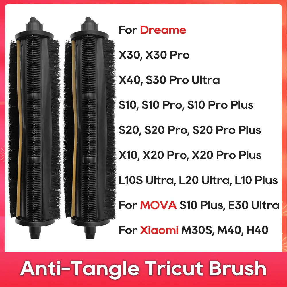 Bàn chải cắt tóc TriCut Phù hợp cho Dreame X40 Ultra, X30 Pro, X20 Pro, S10, S20 Pro Plus, L10S Pro 