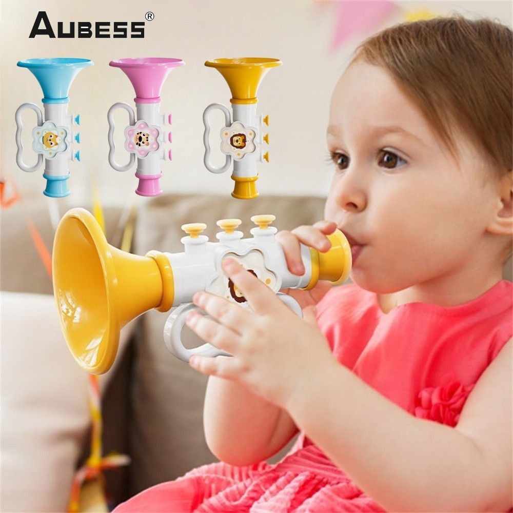 Đồ chơi kèn trumpet cho trẻ em Đồ chơi kèn trumpet học sớm Đồ chơi kèn trumpet Trò chơi tăng cường k