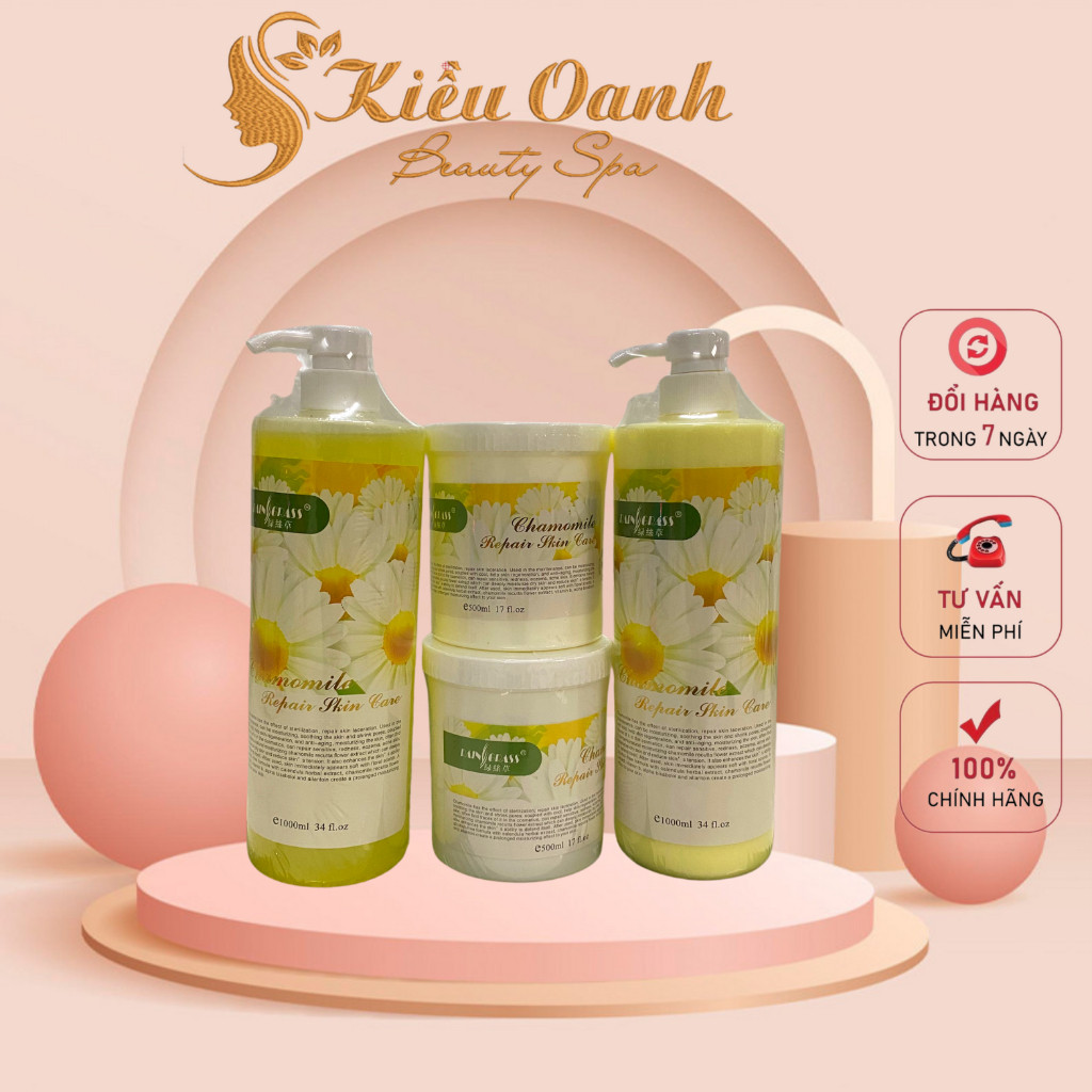 Bộ chăm sóc da hoa cúc chuyên dùng cho spa (Kiều Oanh Store)