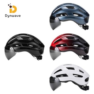 Mũ bảo hiểm xe đạp đường trường Dynwave, có tấm che, đồ dùng nhẹ, mũ, mũ bảo hiểm cho thể thao ngoài trời, nữ,