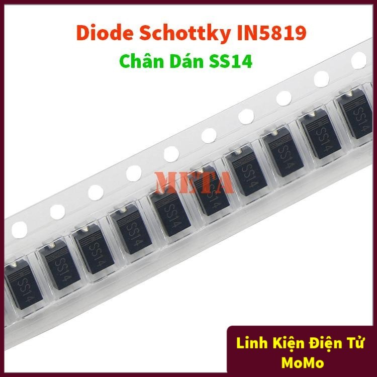 [Túi 10 Con] - SS14 - Diode Schottky IN5819 1A/40V SMD Chân Dán - Đi Ốt Nhanh 5819