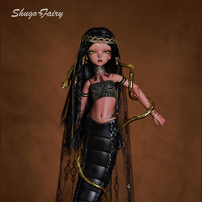 ShugaFairy Bjd Doll 1 / 6 Ananta Nonhuman SnakeBody với phong cách phù thủy hấp dẫn Búp bê bóng khớp