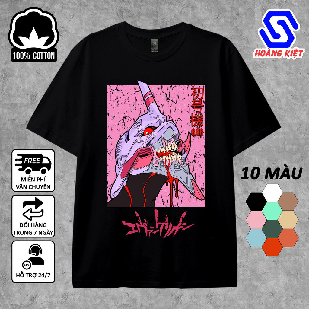 [100% COTTON] Áo phông Anime [Neon Genesis Evangelion/Shin Seiki Evangelion]  Evangelion Unit-01 Ber