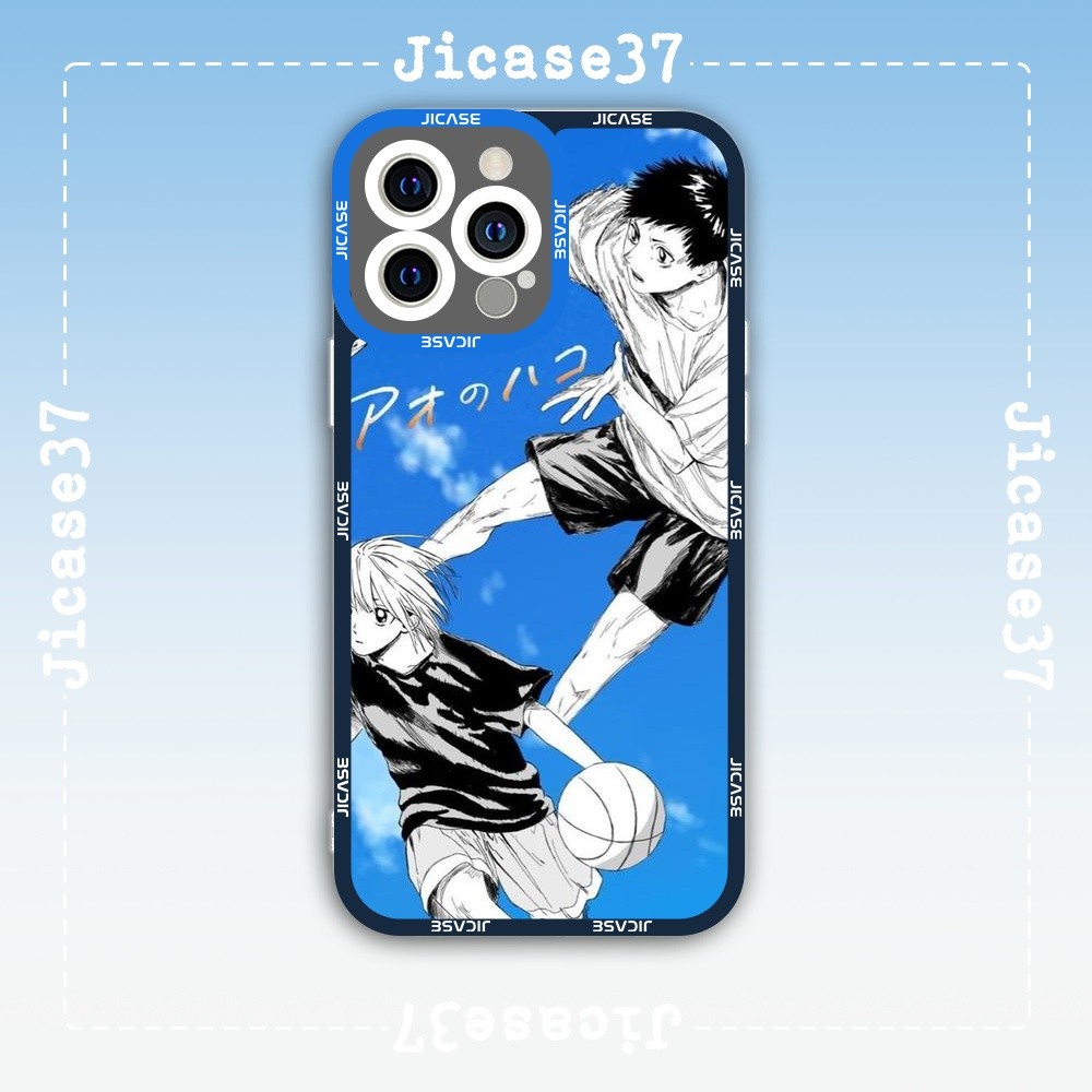 Ốp lưng iPhone Cạnh Vuông Samsung Xiaomi Oppo Anime Blue box