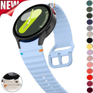 Dây đeo silicon đầy màu sắc Tương thích cho Samsung Galaxy Watch 7 FE 7 6 5 4 44mm 40mm 5 Pro 45mm Vòng đeo tay cho Galaxy Watch 6Classic 43mm 47mm Dây đeo