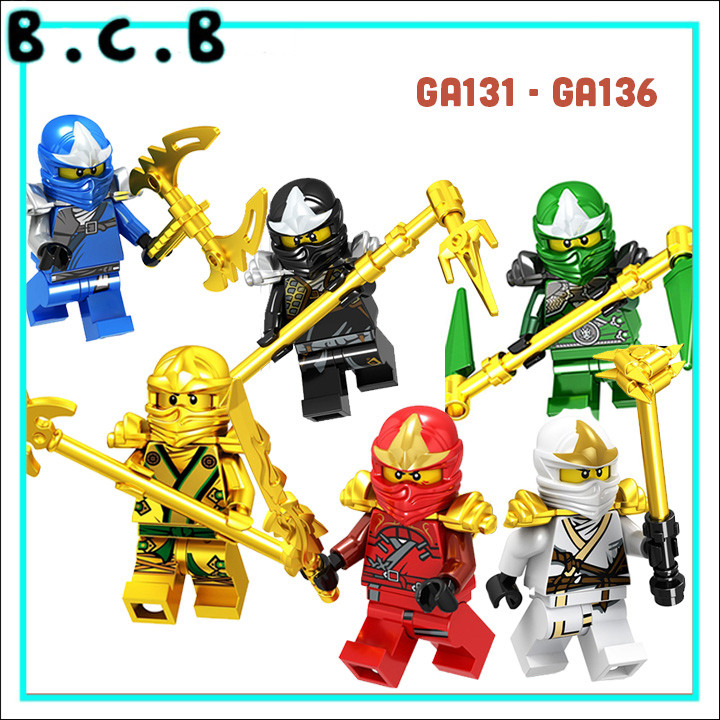 Đồ chơi Ninja Go Samurai  Nhân Vật Nhỏ Mô hình  Sáng tạo GA131 - GA136