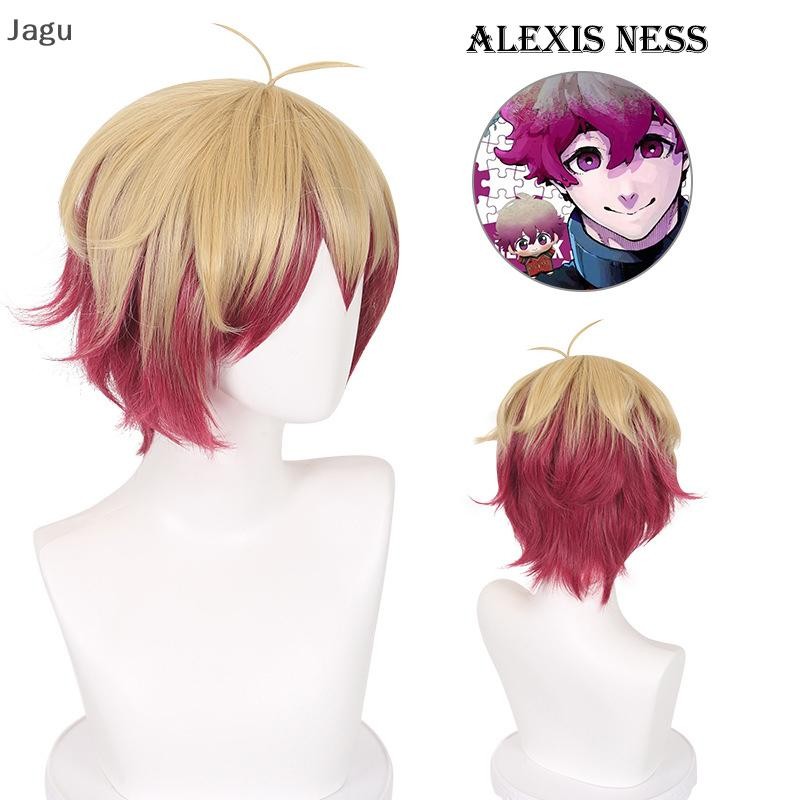 [Jagu] Hàng có sẵn Manmei Anime Blue Lock Alexis Ness Cosplay Tóc giả 30cm Tóc ngắn Hoa hồng vàng Tó