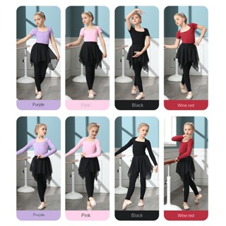 Trẻ Em Khiêu Vũ Quần Áo Bé Gái Tập Quần Áo Xuân Thu Dài Tay Bé Gái Latin Khiêu Vũ Phù Hợp Với Mùa Hè Tay Ngắn Trung Quốc Trang Phục Khiêu Vũ