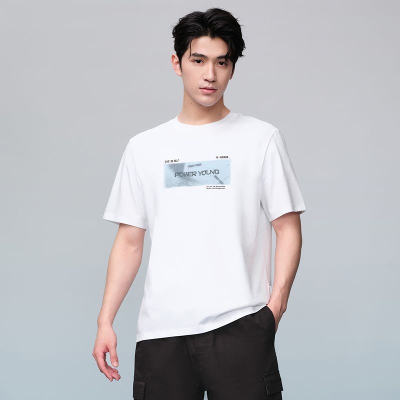HLA / Hailan Home Áo thun ngắn tay dành cho nam Xuân Hè Phiên bản mới POWER YOUNG Series Áo thun ngắ
