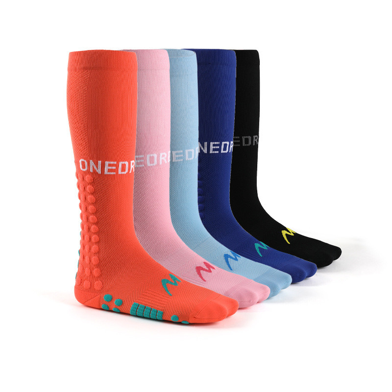 【Ready Stock】 Sports Muscle Compression Women's Fitness Long Running Skipping Rope Compression Stock