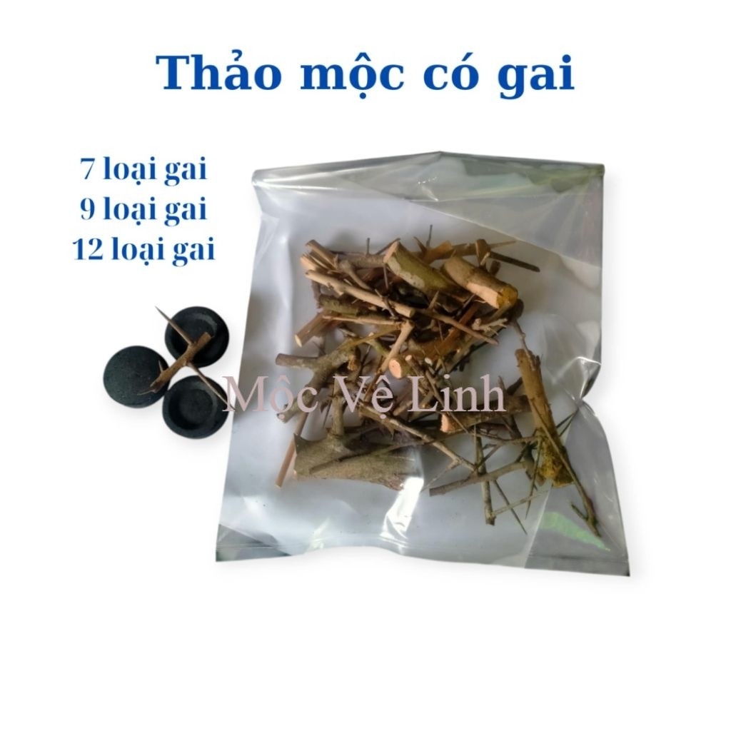 Túi 100g gai trừ tà thảo mộc 7 loại, 9 loại, 12 loại khô