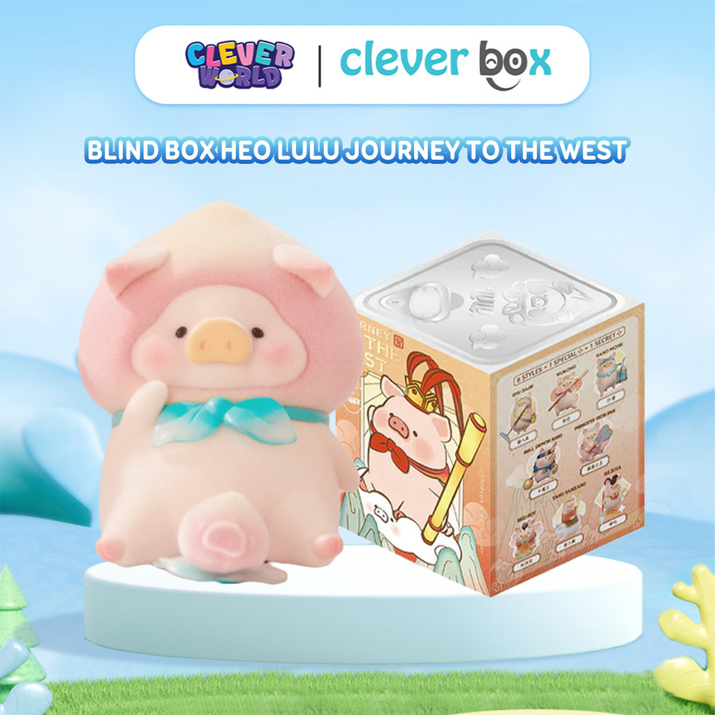 Blind Box Heo LuLu The Piggy Tây Du Ký Journey To The West Toyzeroplus, Hộp Mù Heo Mini Clever Box