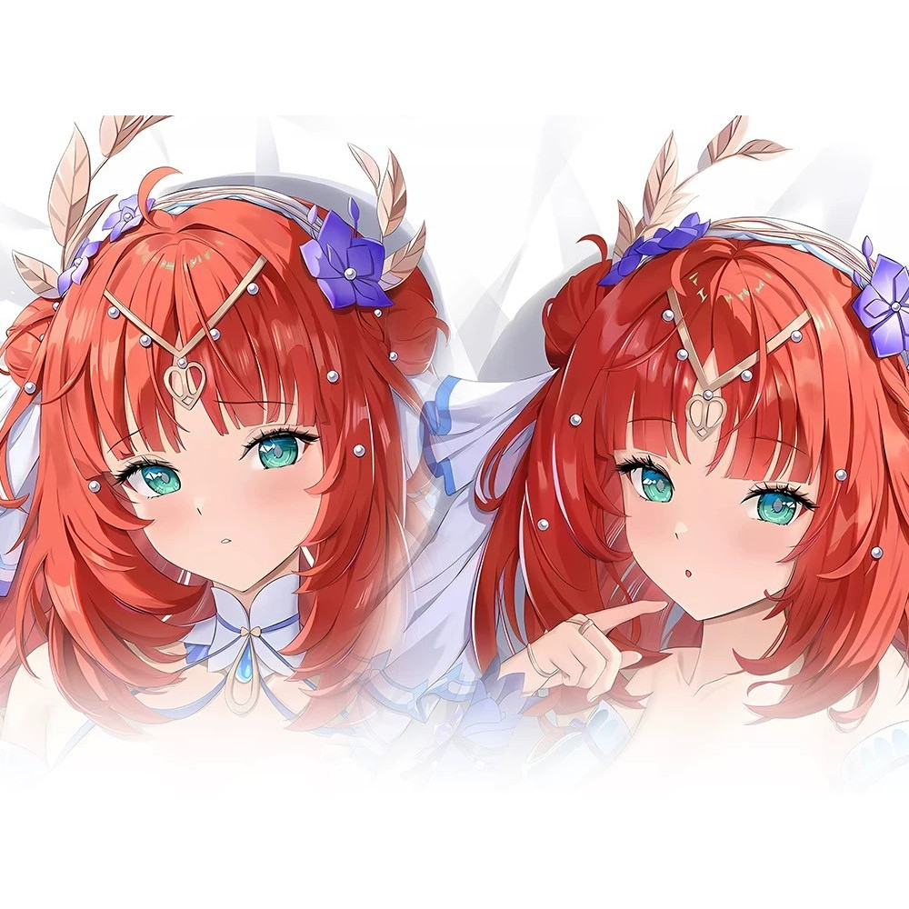 Yuanshen Nilou Vũ Công Nilou Nhà Có Thể Tháo Rời Có Thể Giặt Được Hai Chiều Siêu Mềm Gối Ngoại Vi Fu