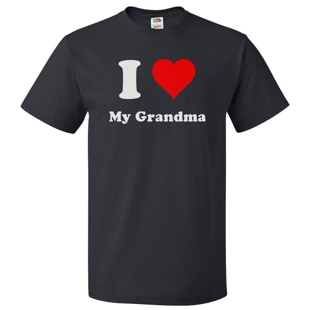 I Love My Grandma Áo I Heart My Grandma Tee
