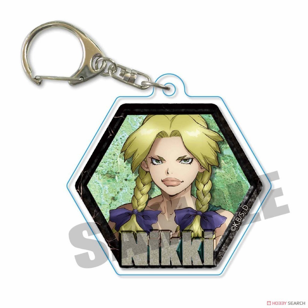 Móc khóa dr stone Keychain Acrylic Ishigami SenkūŌkShishiō Tsukasai TaijuvOgawaOgawa Yuzuriha Yuzuri