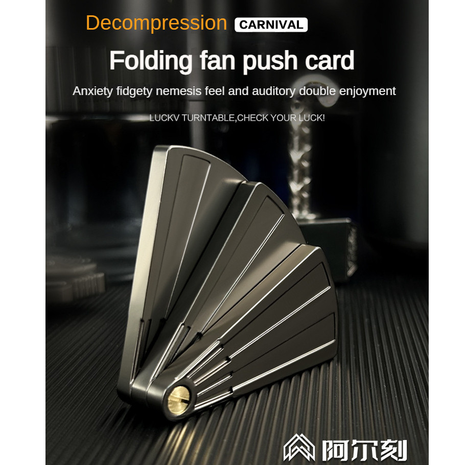 Quạt Gấp Giải Nén Đồ Chơi Đẩy Thương Hiệu edc Fidget Spinner Kim Loại Giải Nén Pop Coin