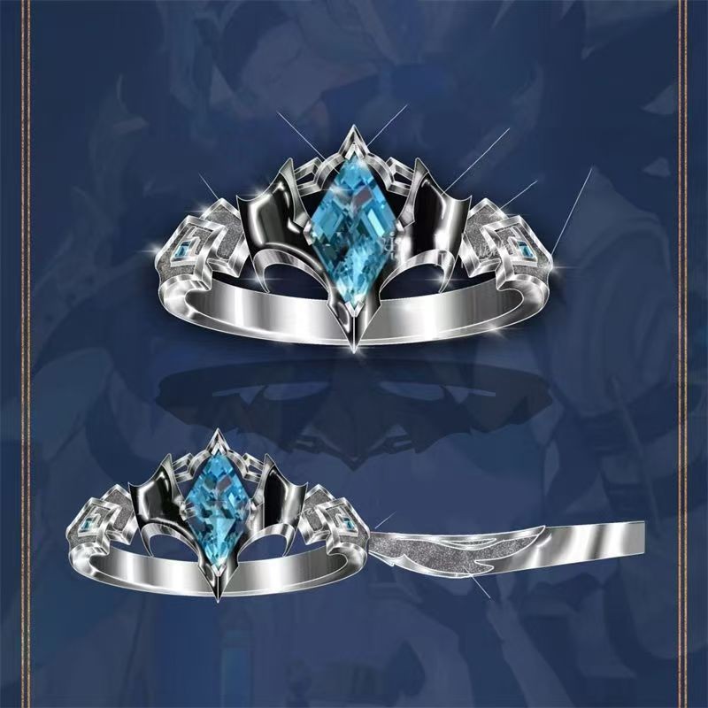 Genshin Impact Fatui Ring Kim Loại Thời Trang - Quà Tặng Perfect