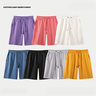 Quần short nam cotton co giãn nhẹ, phù hợp thể thao và giải trí - Mã LY44