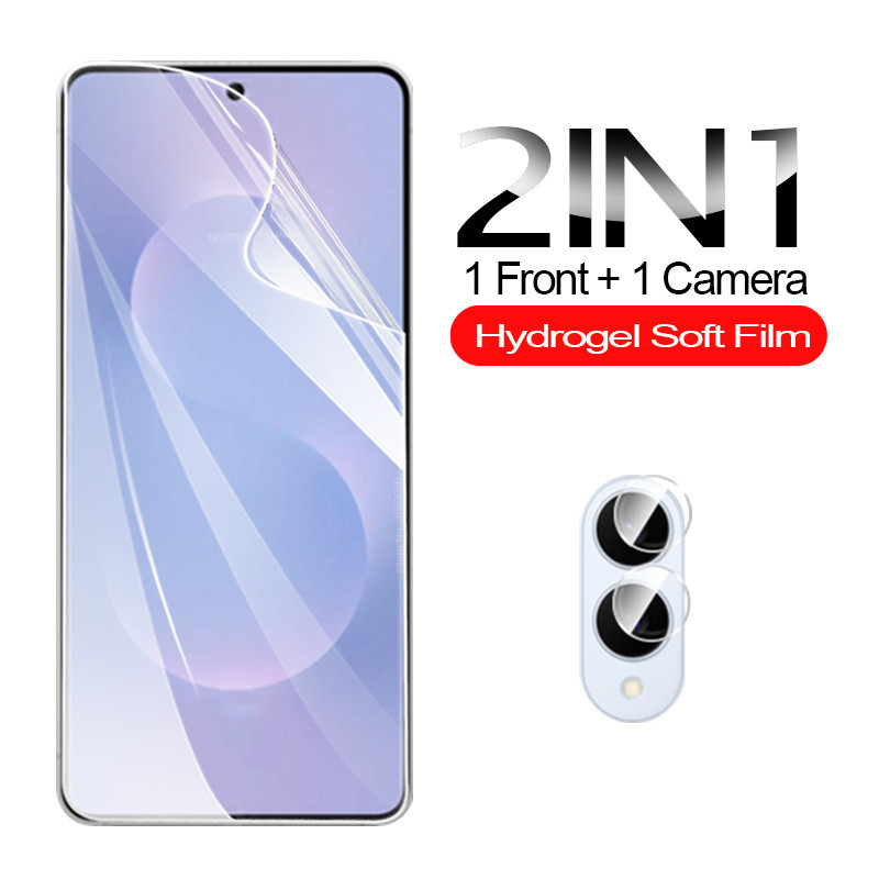 Phim Hydrogel 2In1 Cho Điện Thoại ROG 3 5 5s 6 7 8 9 Pro FE Ống Kính Kính Bảo Vệ Màn Hình + Phim Máy