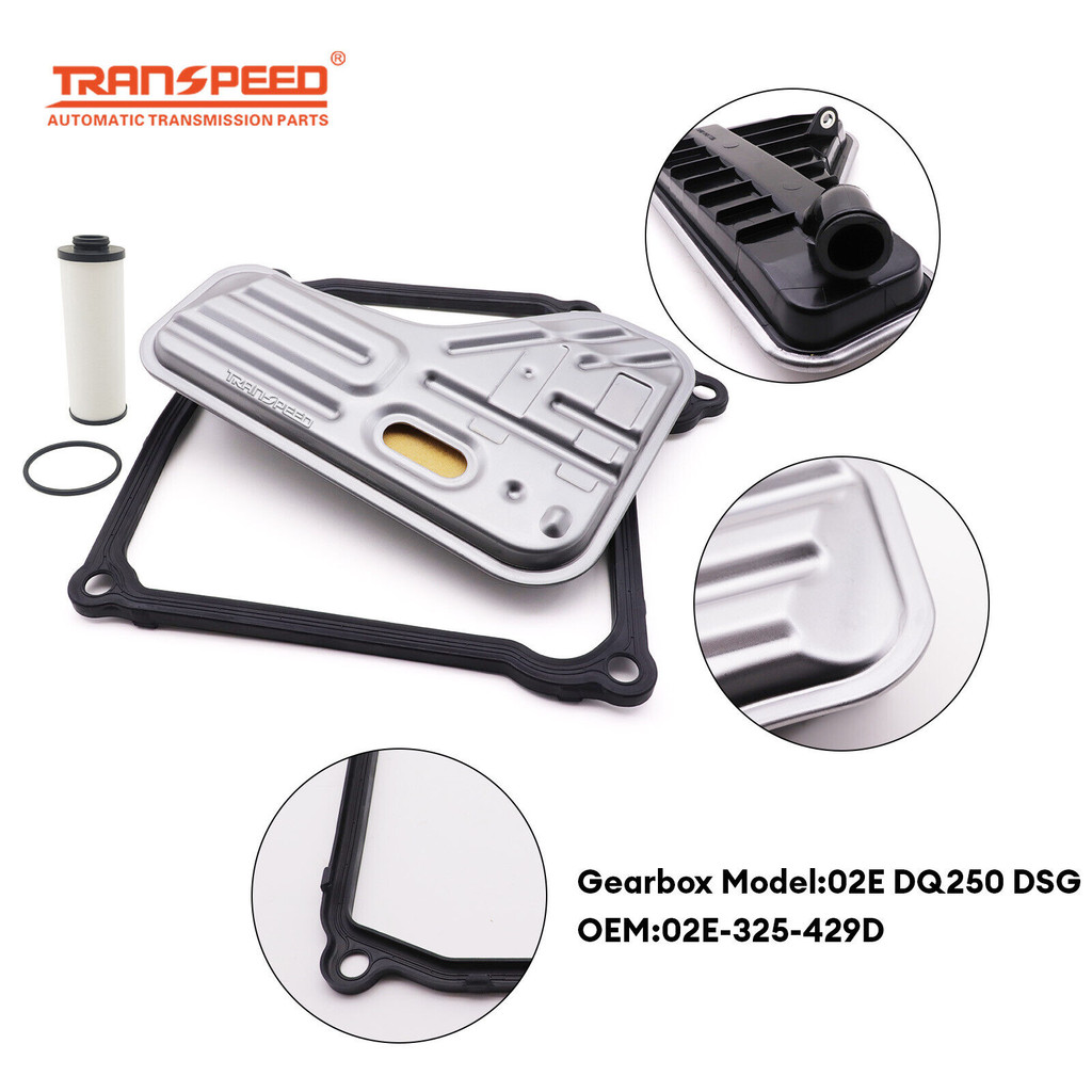 02E DQ250 DSG Bộ lọc dầu truyền động Chảo đệm Bộ chất lỏng 02E325429D Fr VW AUDI