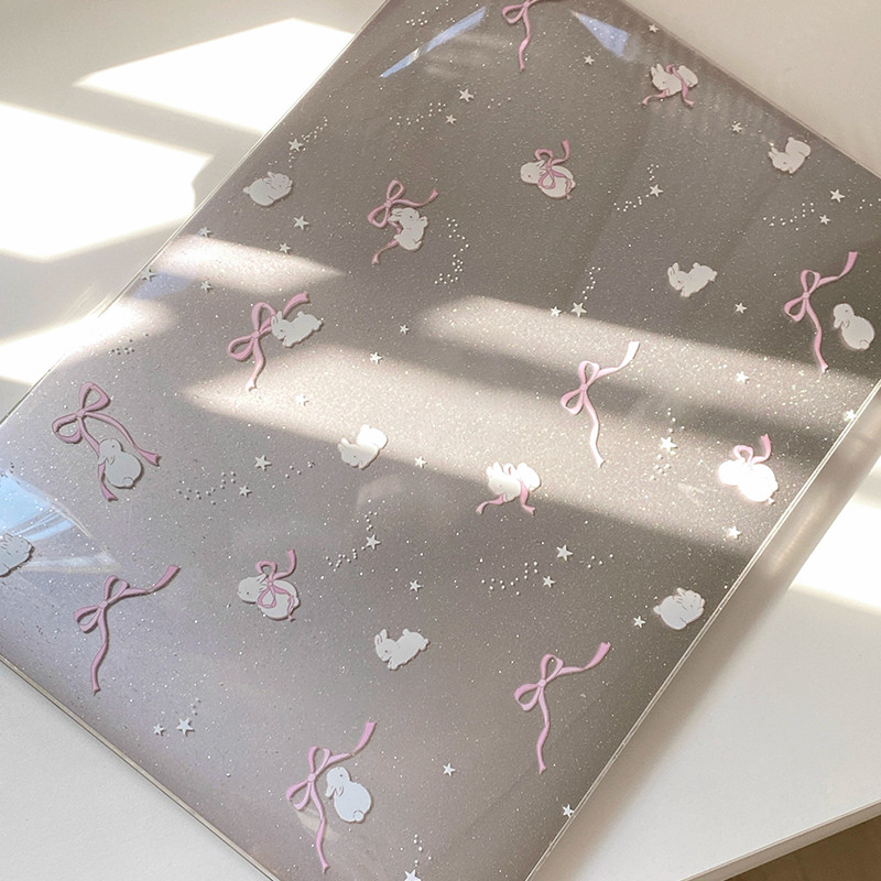 Ốp Lưng Thỏ & Nơ Dễ Thương Cho 2024 Pro14 M4 A3112 A3401 A3185 Pro16 M4 A3186 A3403 Air13 M3 A3113 Air15 A3114 Pro13 M1 M2 A2338 Air M1 A2337 Air13.6 M2 A2681 Air13 A466