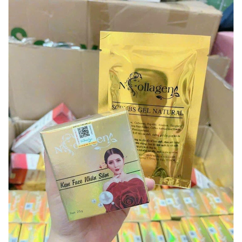 Kem Face Nhân Sâm NCollagen chính hãng tặng ttbc