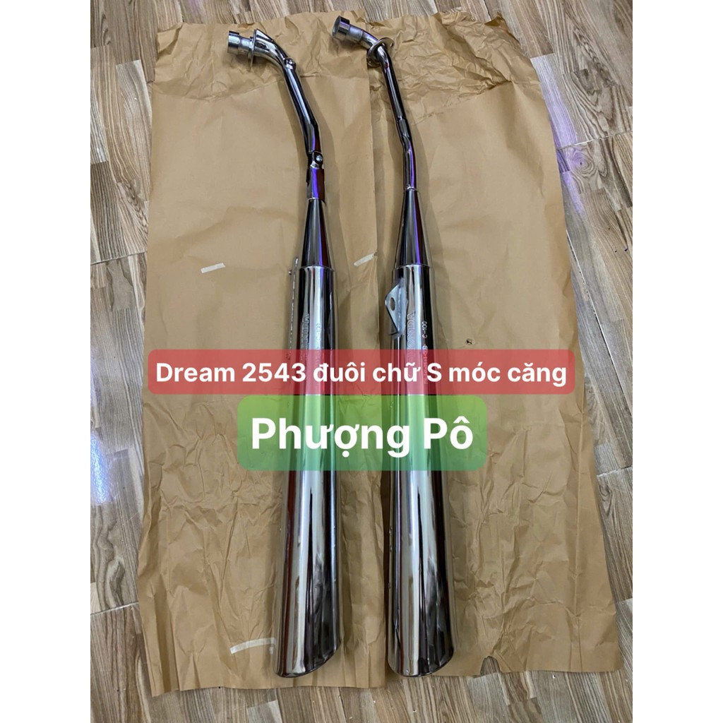 ⚡️FREESHIP⚡️ Pô dream 2543 chữ S móc Căng cho dream 50-100/cub/67/wave nhỏ