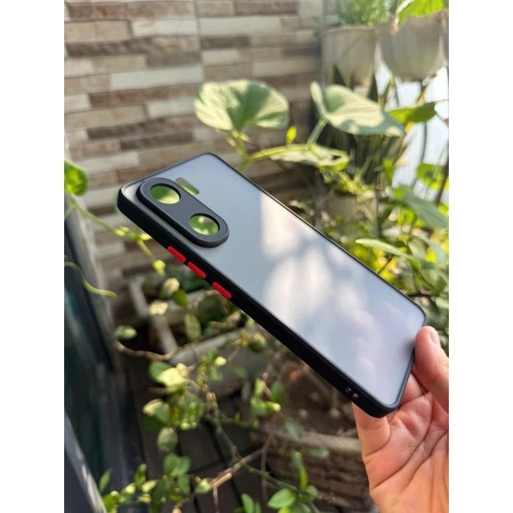 Ốp lưng nhám Vivo iQOO Neo 9 , Neo 9 Pro, Neo 9S Pro, Neo 9S Pro Plus 5G viền dẻo, lưng cứng (đen)