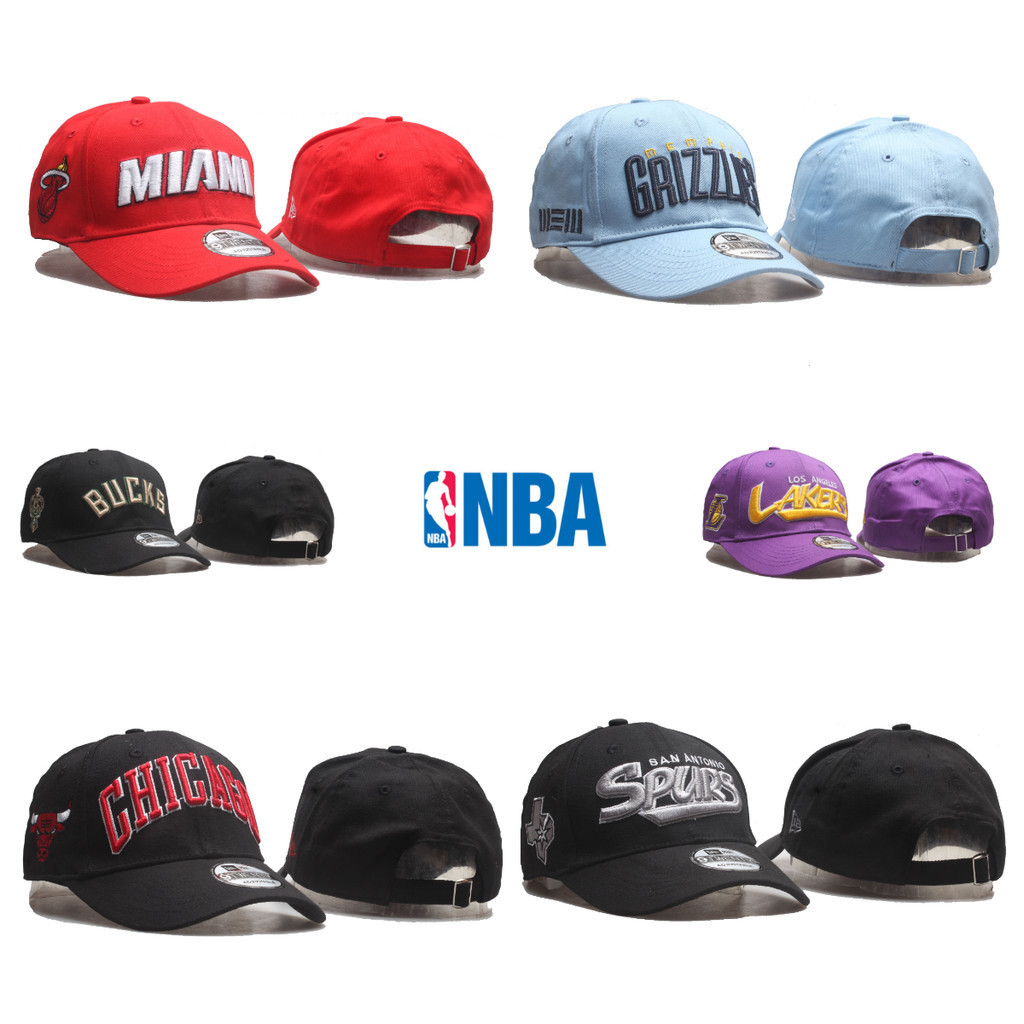 Kỷ Nguyên Mới NBA Bảng Chữ Cái Thêu Thời Trang Đa Năng Bent Viền Mũ 9TWENTY Nam Nữ Thể Thao Có Thể Đ