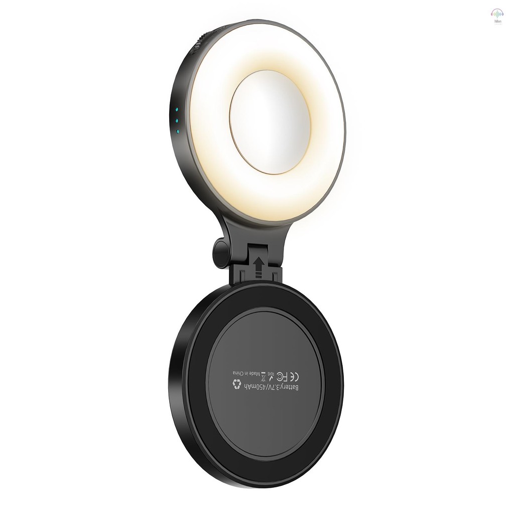 Hilivn) Đèn LED lấp đầy từ tính cho điện thoại Đèn Selfie có thể gập lại Đèn điện thoại thông minh 2