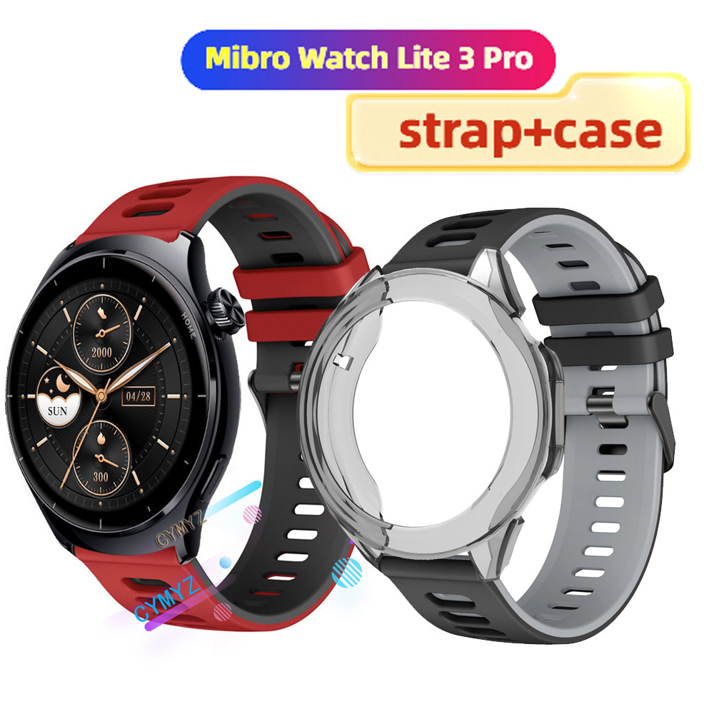 Ốp lưng Mibro Watch Lite 3 Pro Bảo vệ màn hình Mibro Watch Lite 3 Pro Dây đeo silicon cho Mibro Watc