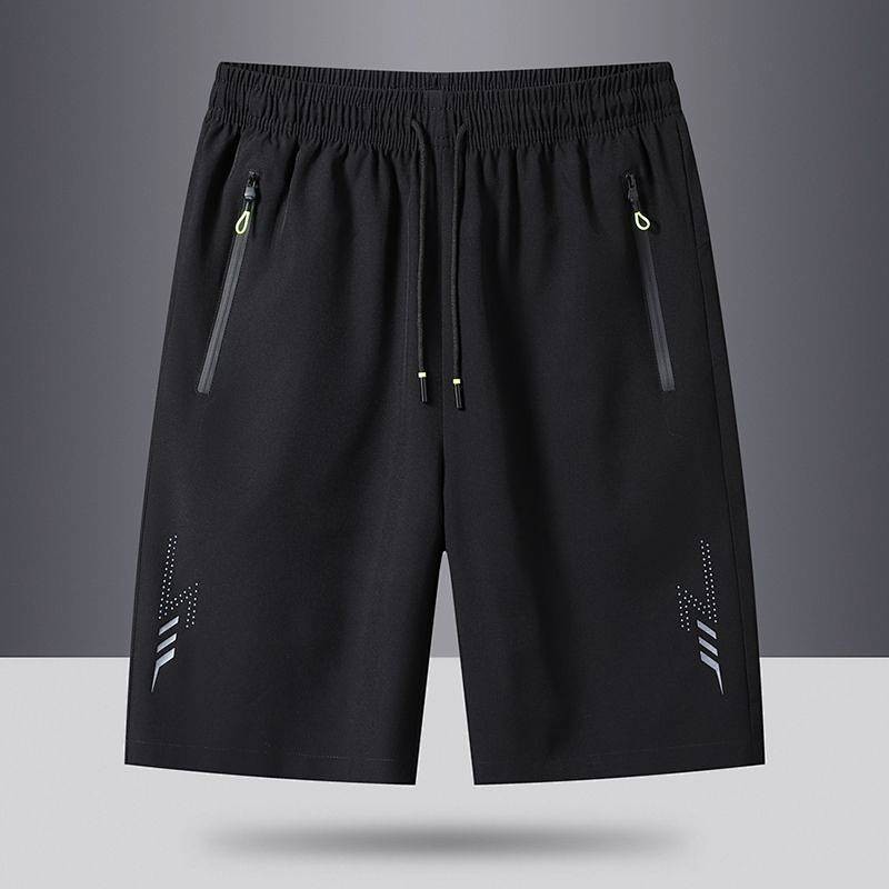 【Ready Stock】 Summer Shorts Men's Sports Pants Running Workout Quick-Drying Versatile Middle Pants I