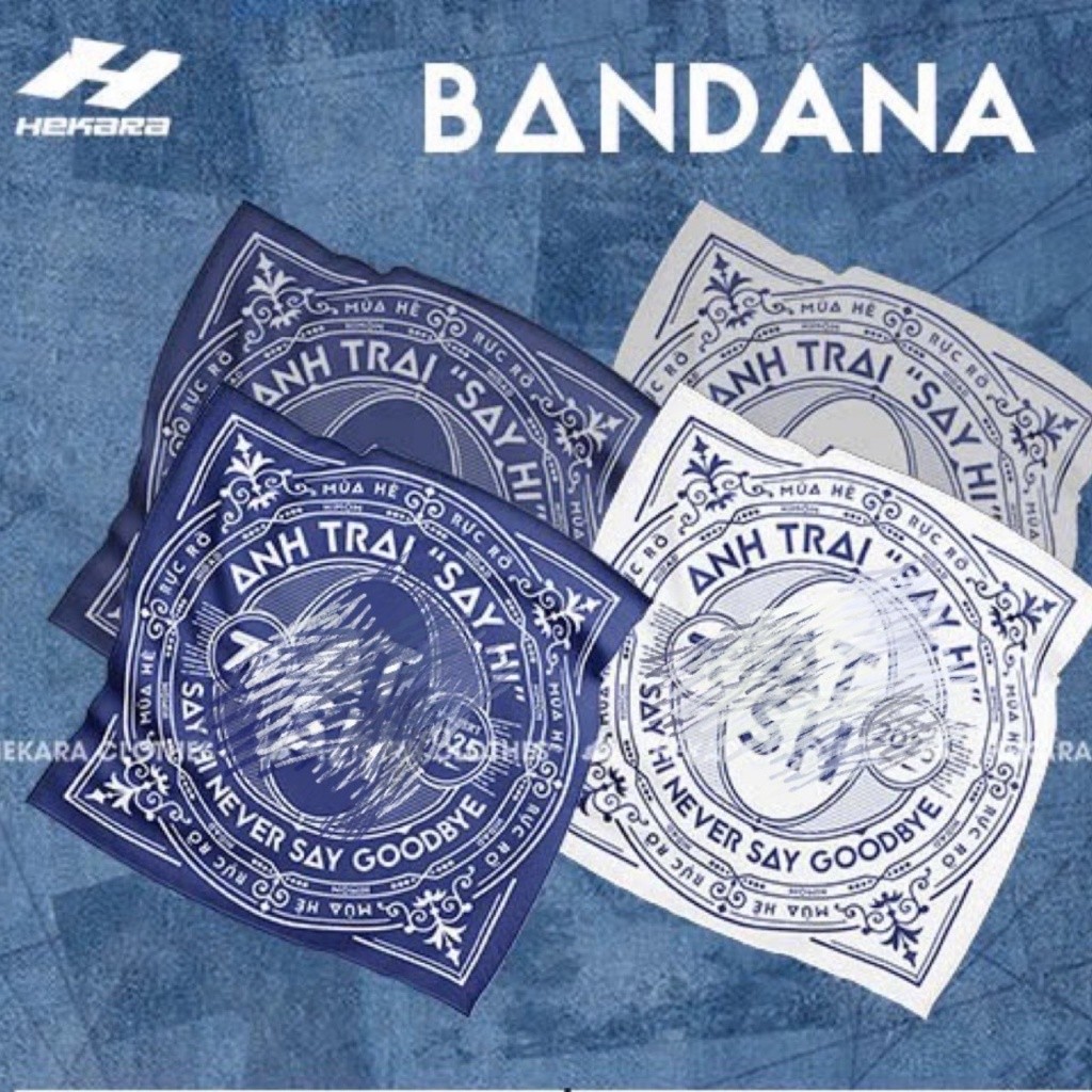 Khăn Bandana 60x60cm Unisex - Hekara Clothes
