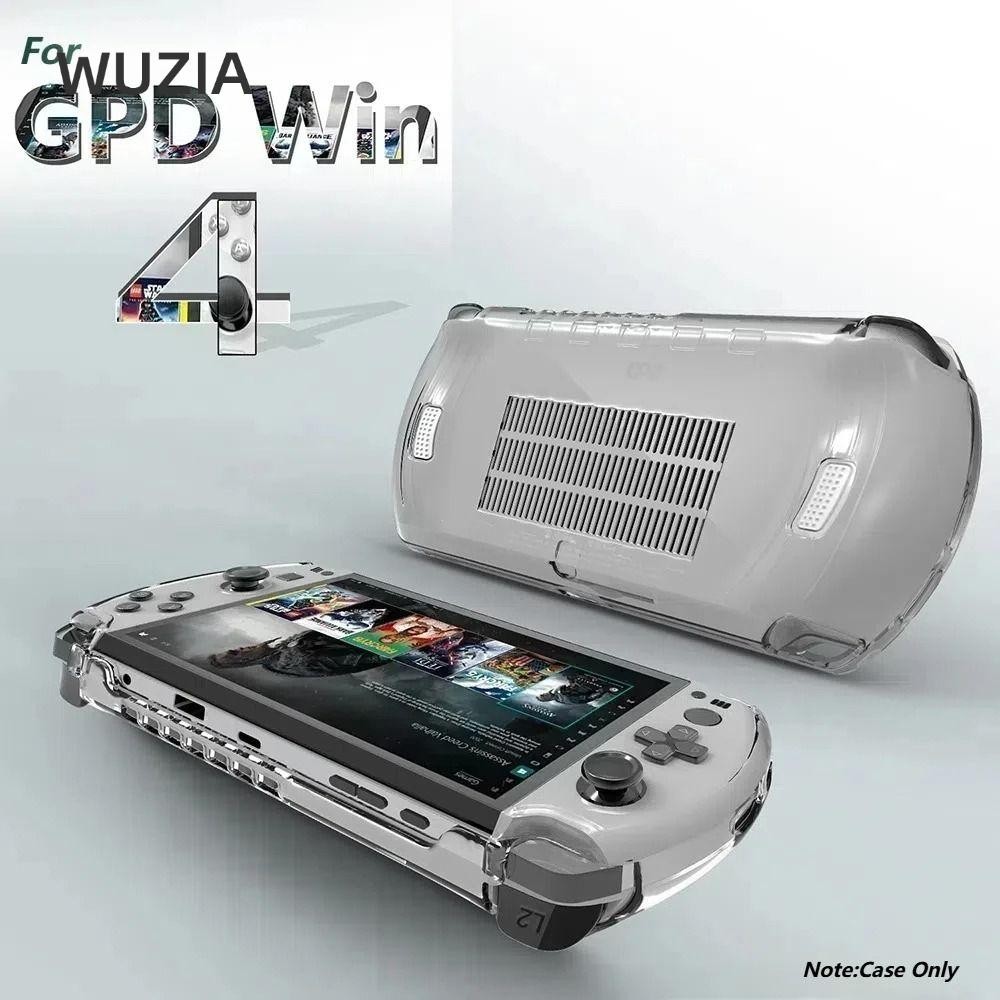 Bảng điều khiển WUZIA, Bảo vệ chống sốc trong suốt, Vỏ bảo vệ trò chơi màu trơn mềm thay thế cho GPD