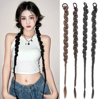  70cm Đuôi Ngựa Tóc Giả Tóc Nối Dài Và Bím Tóc Chiên Bột Xoắn Bím Tóc Giả Phụ Kiện Tóc Xoắn Bím Tóc Giả Bẩn Tóc Giả 