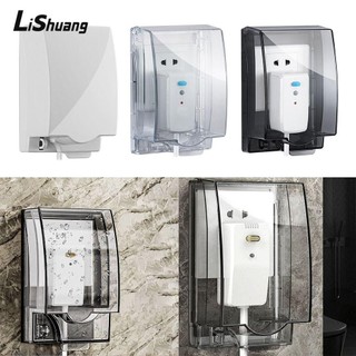 Vỏ bảo vệ công tắc LISHUANG, Vỏ cắm điện chống nước 86 loại, Ổ cắm điện trong suốt di động Bảo vệ ổ cắm chống nước cho gia đình