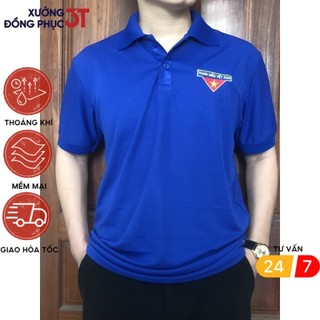 Áo thun polo đoàn thanh niên nam nữ 3T UNIFORM vải poly co dãn cao cấp