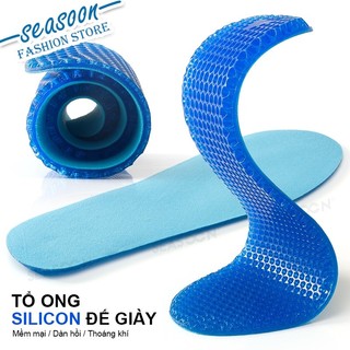 Lót Giày êm chân Mát Xa Gel Silicone Thạch Mềm Mại Co Giãn Đệm Giày Chạy Bộ Thể Thao Dành Cho Nam Nữ