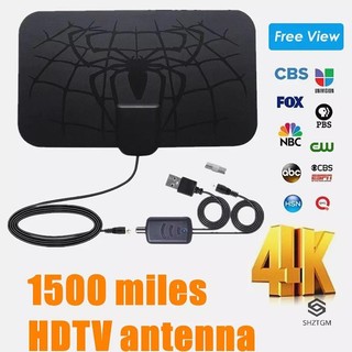 [Shztgm] Ăng-ten HDTV Ăng-ten kỹ thuật số trong nhà 1500 dặm trên không DVB-T2 Kênh địa phương 4K Mới