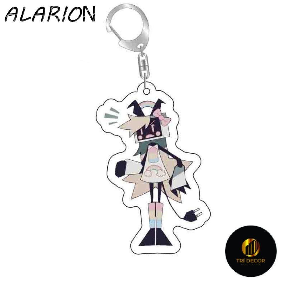 Alarion Móc khóa giáo dục giấy cơ bản, Giáo dục giấy cơ bản Acrylic Miss Circle Acrylic