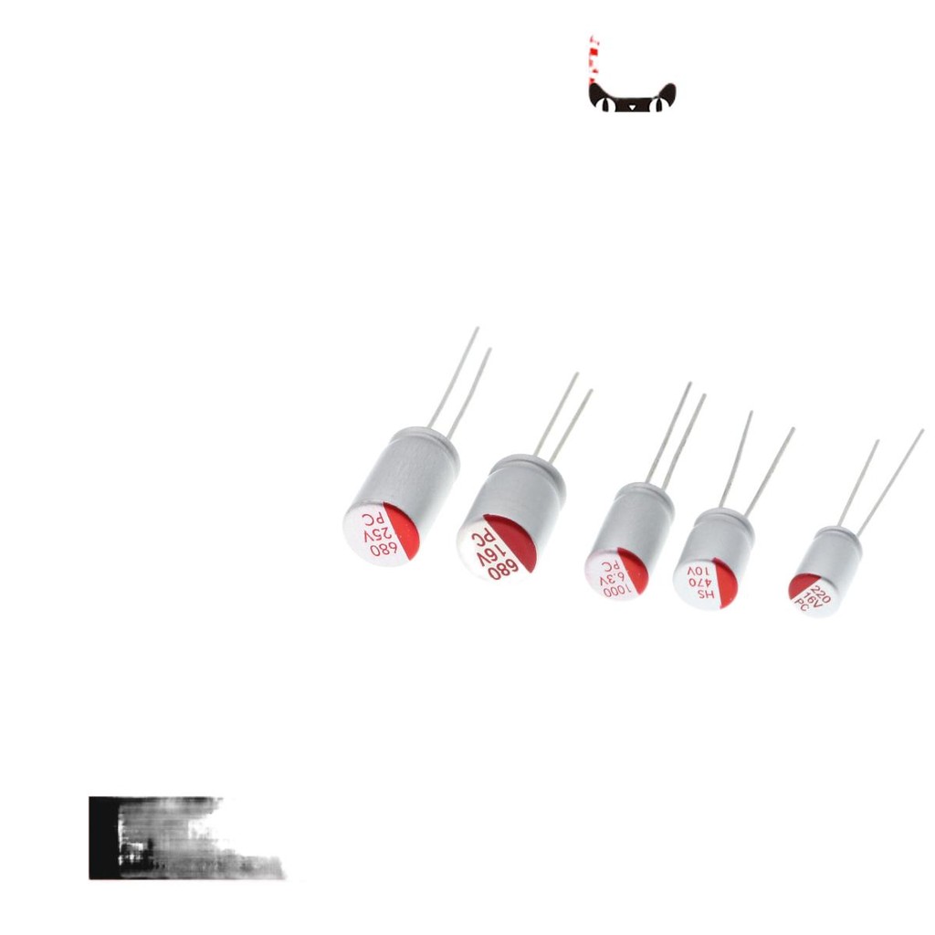 Tụ điện điện điện phân nhôm nguyên khối Polymer nội tuyến 270UF 6.3V 10V 16V 25V 35V 50V